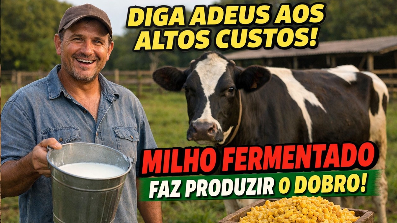 Diga adeus aos altos custos! O milho fermentado é o segredo para fazer suas vacas produzirem o dobro