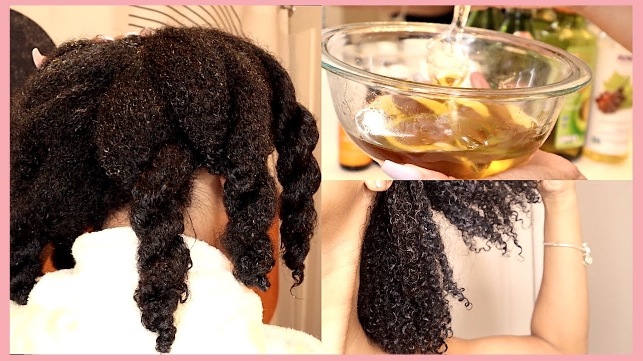 DIY Hot Oil Treatment For 4A/4B/4C Natural Hair: Extreme Growth!| LEILANI IMAN
