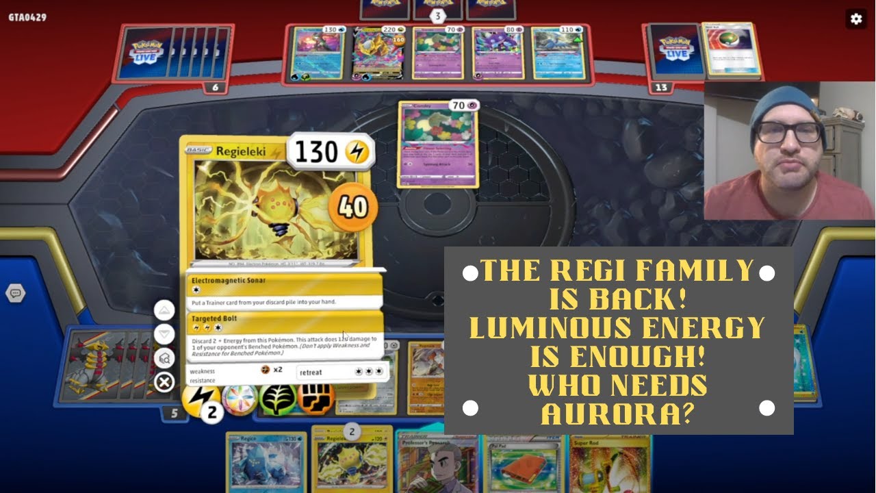 PTCGL Standard: Regi with Luminous Energy! It works!