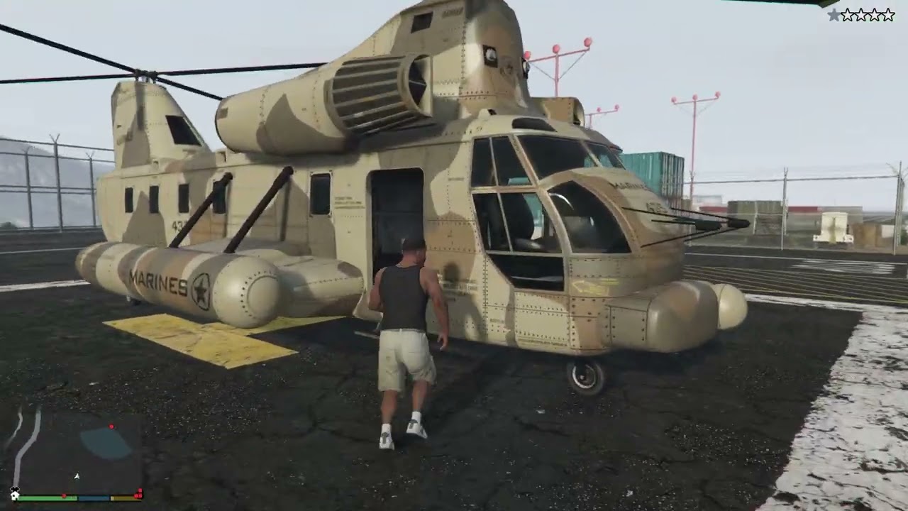 GTA V Story Mode - Steal Cargobob off-mission - Alternate method