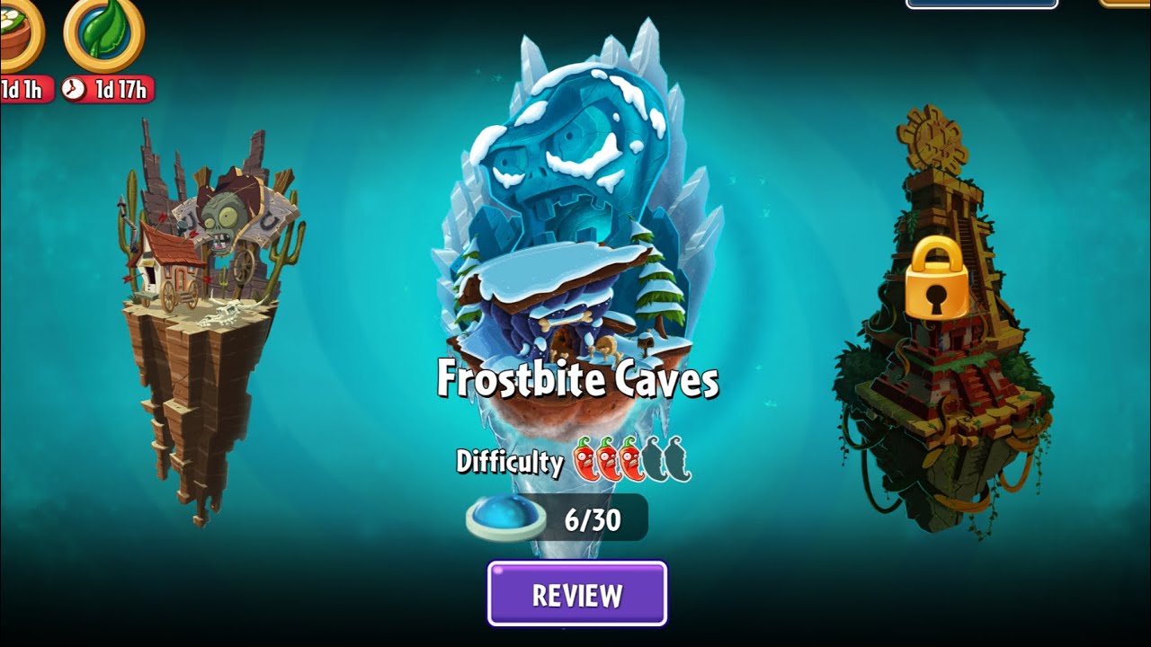 PvZ 2 , Frostbite Caves 6 