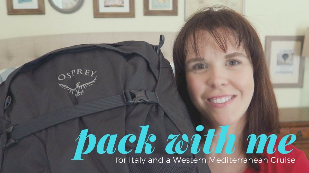 Pack With Me: Italy and the Western Mediterranean