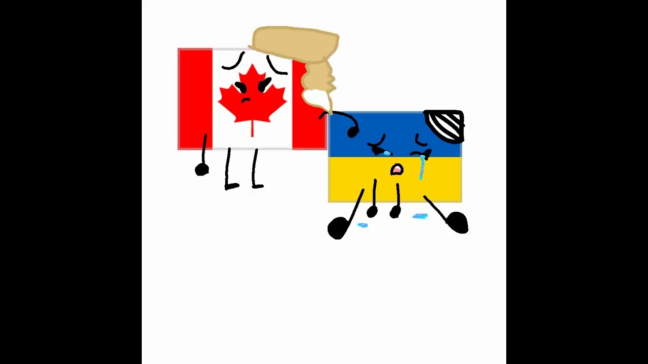 Canada x Ukraine speedpaint (my first one)