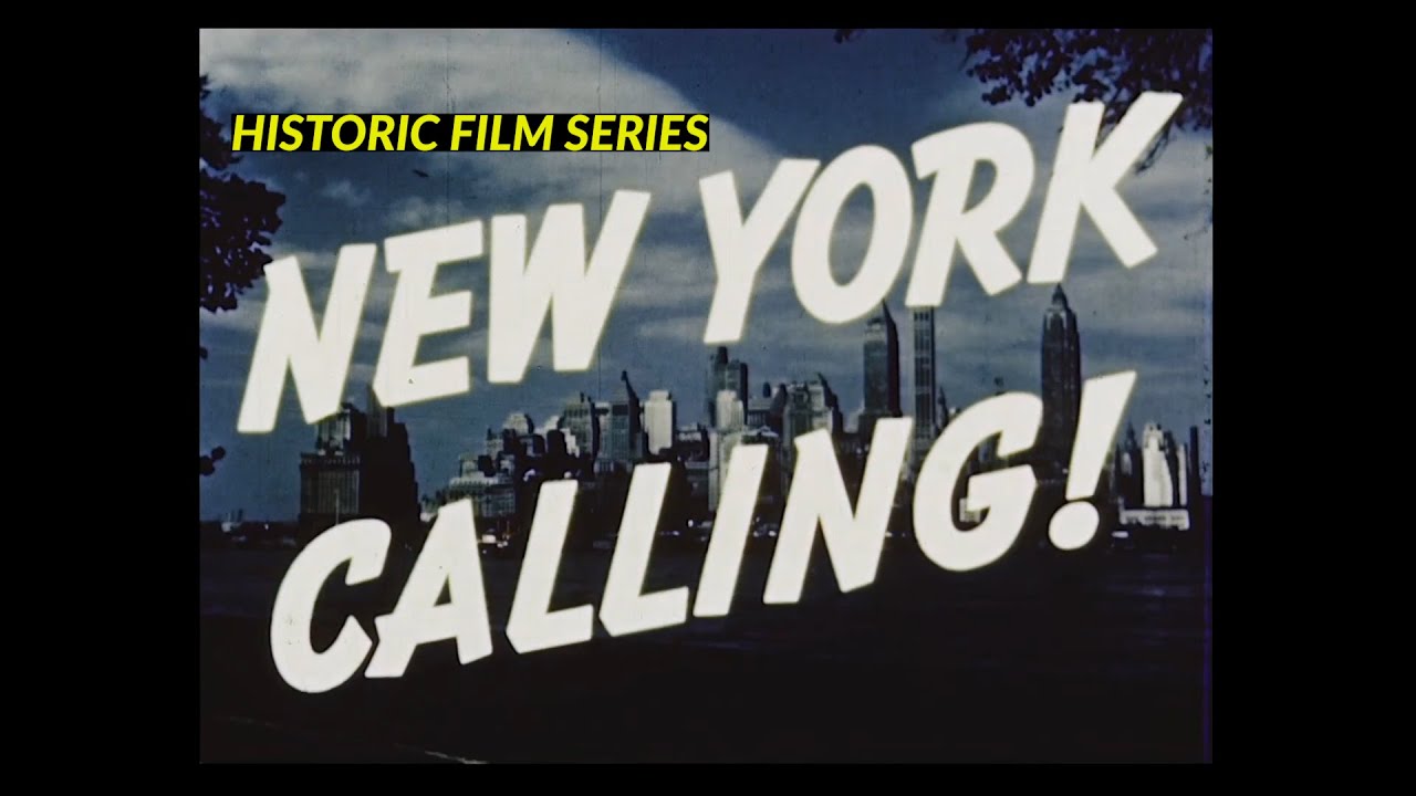 Винтажный фильм о Нью-Йорке 1942 года в цвете — New York Central Railroad — Историческая киносерия