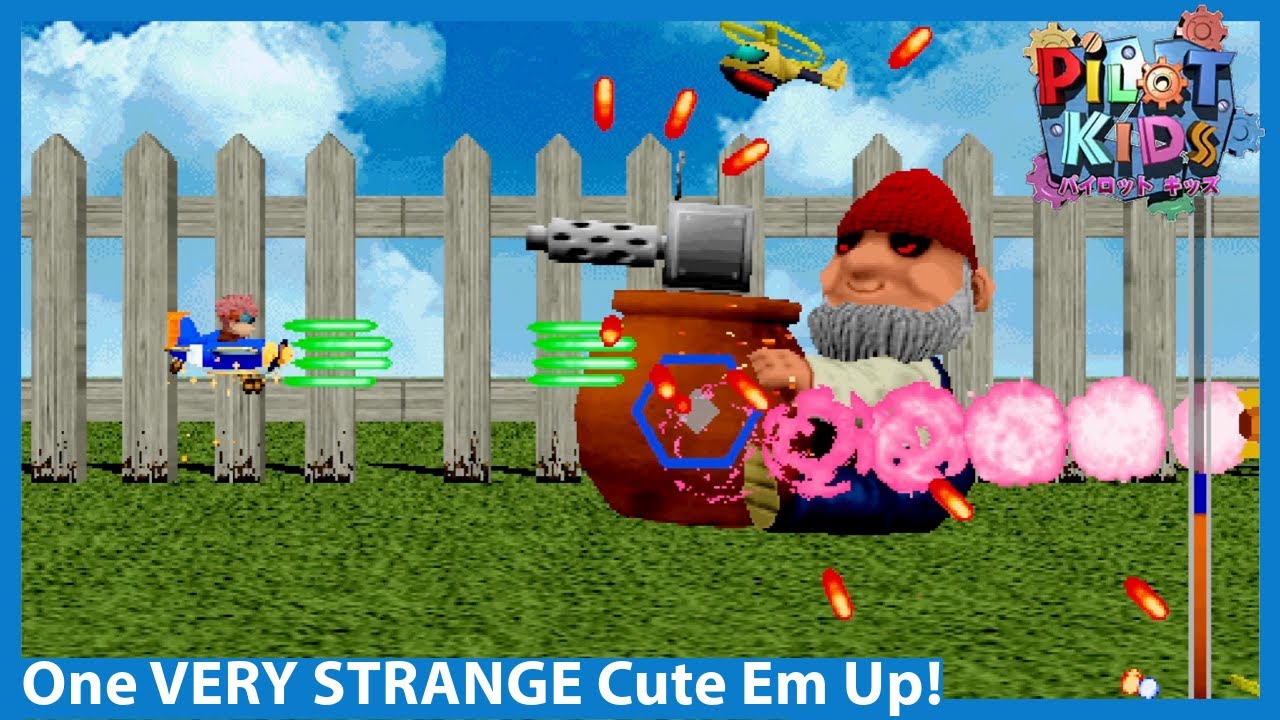 A Sega Arcade Cute Em Up Shmup from Psiyko! Pilot Kids!