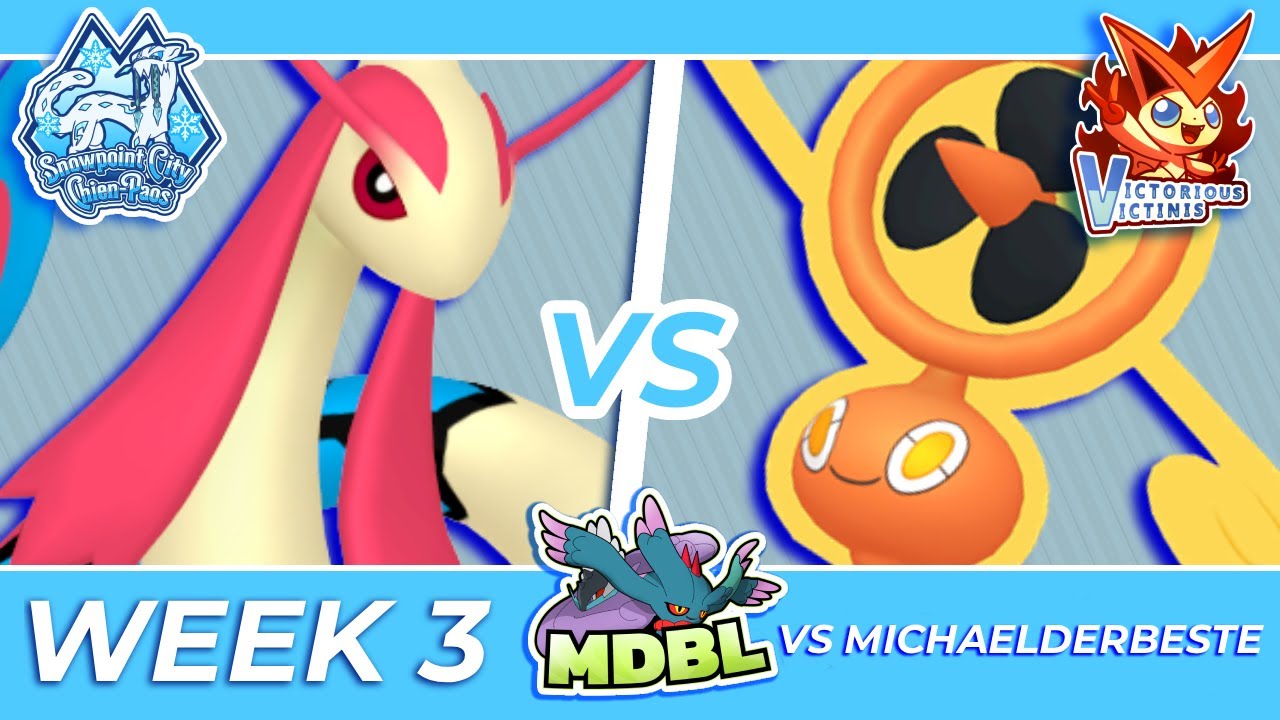 Milotic becomes UNSTOPPABLE // MDBL Week 3