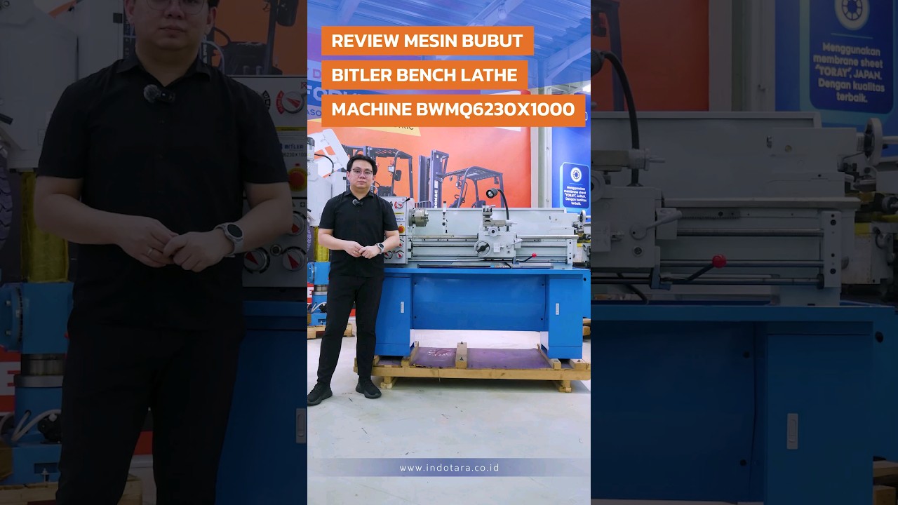 REVIEW MESIN BUBUT BITLER BENCH LATHE MACHINE BWMQ6230X1000 