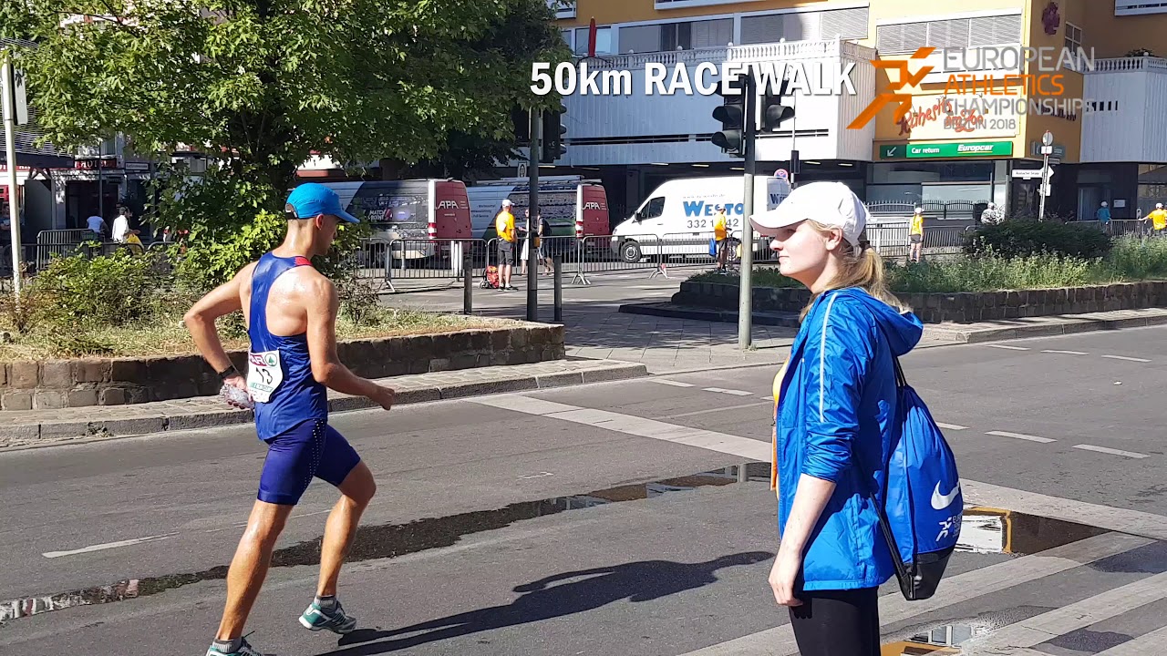 50km hodanje [M/Ž], Bruno Erent i Ivana Renić  - Europsko prvenstvo za seniore i seniorke 2018