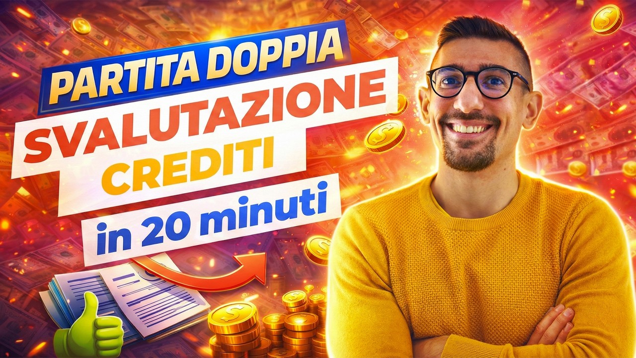 SVALUTAZIONE CREDITI in 15 Minuti - Partita Doppia: Teoria ed Esercizi
