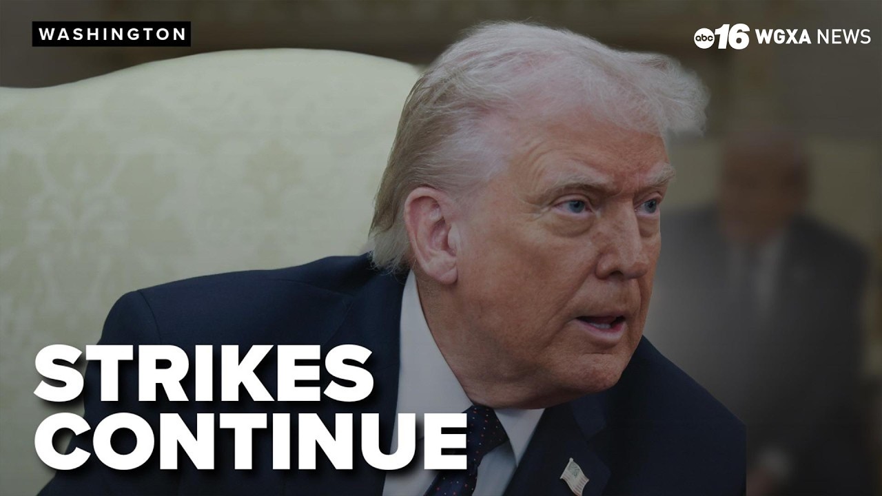 Trump says strikes will continue as more Iranian leadership targeted