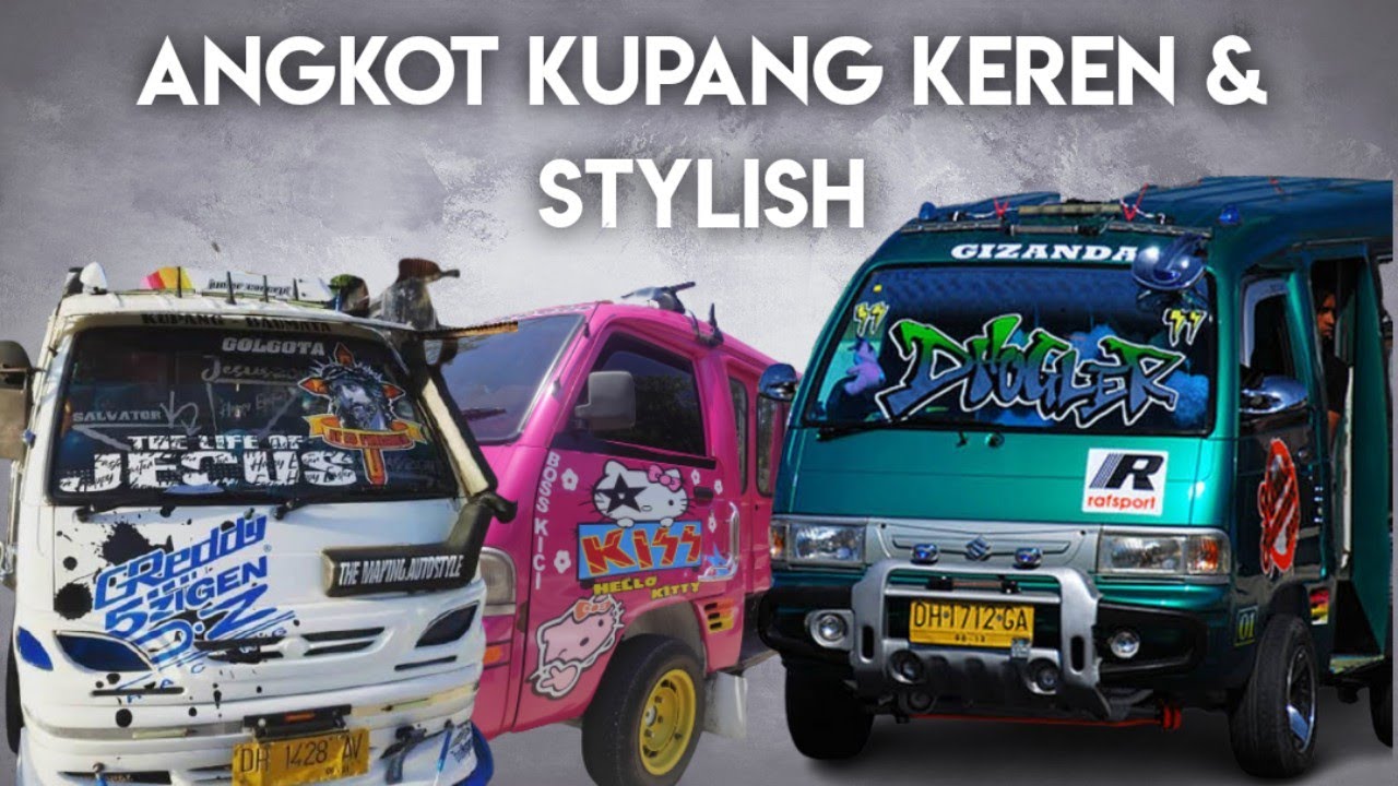 Tampilan Angkot (Bemo) Kupang Keren & Penuh Gaya #ntt #kupang #angkot #angkotntt