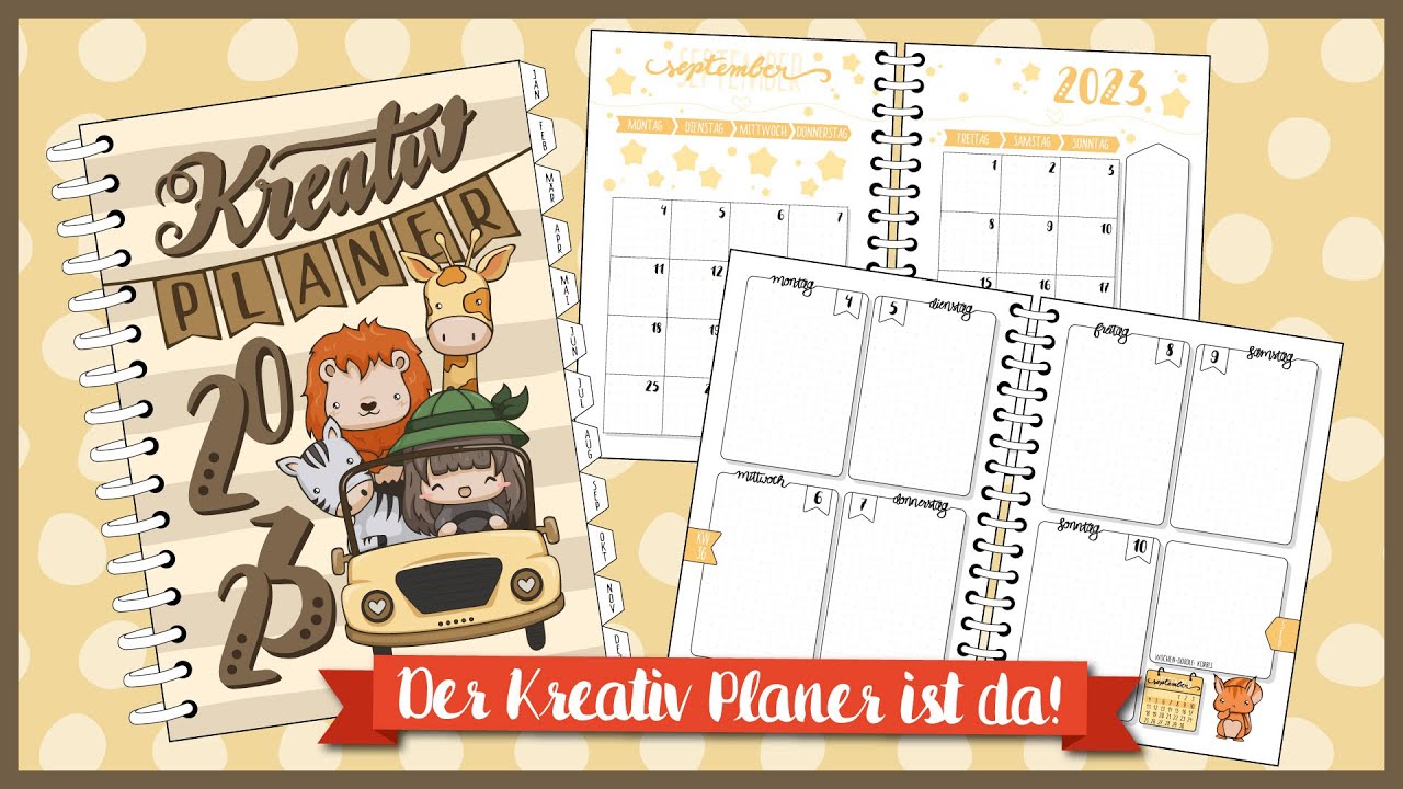Der KREATIV PLANER 2023 ist ENDLICH DA!!! 🤩 | SammyfimDesigns | DEUTSCH