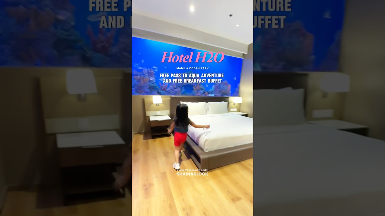 Hotel H2O Manila Ocean Park 🐟 #oceanpark #hotel #staycation #manila #manilaoceanpark