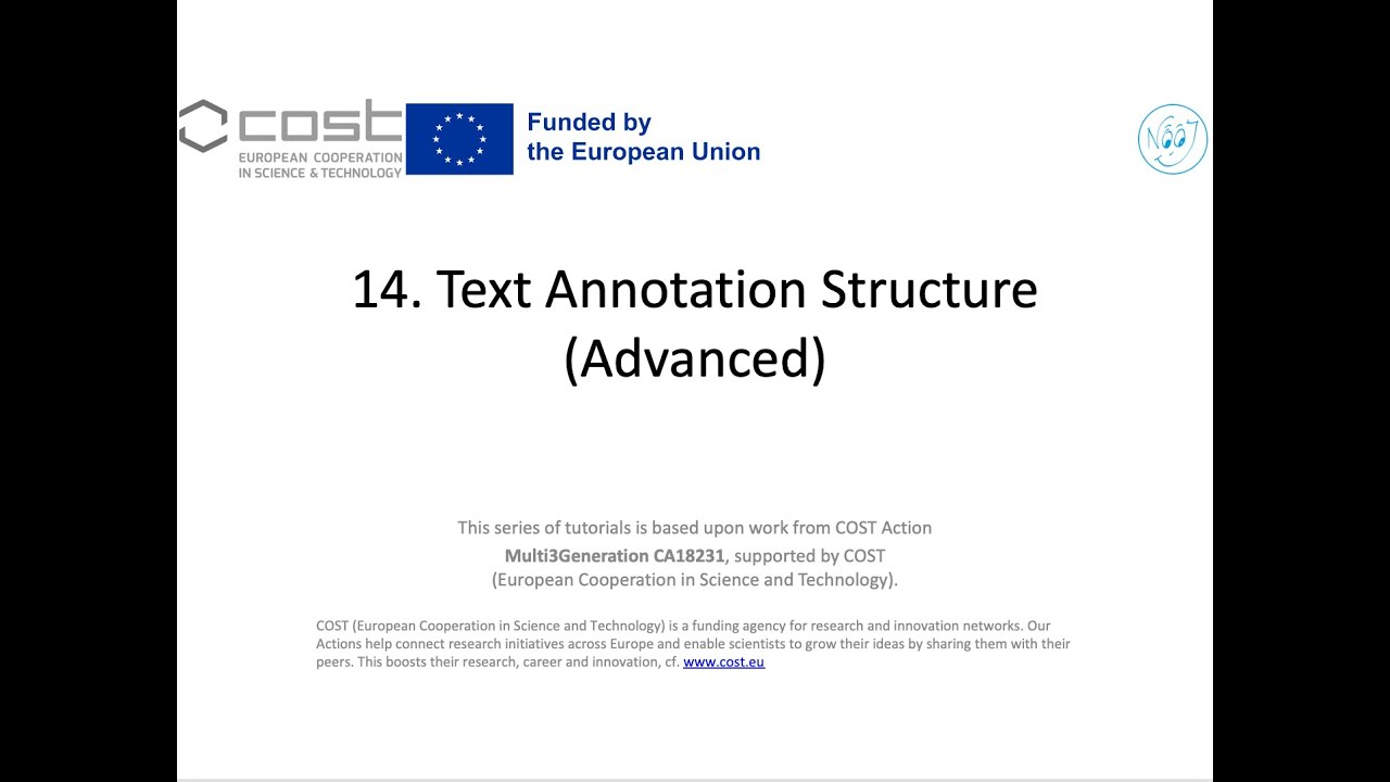 14 Text Annotation Structure   Advanced