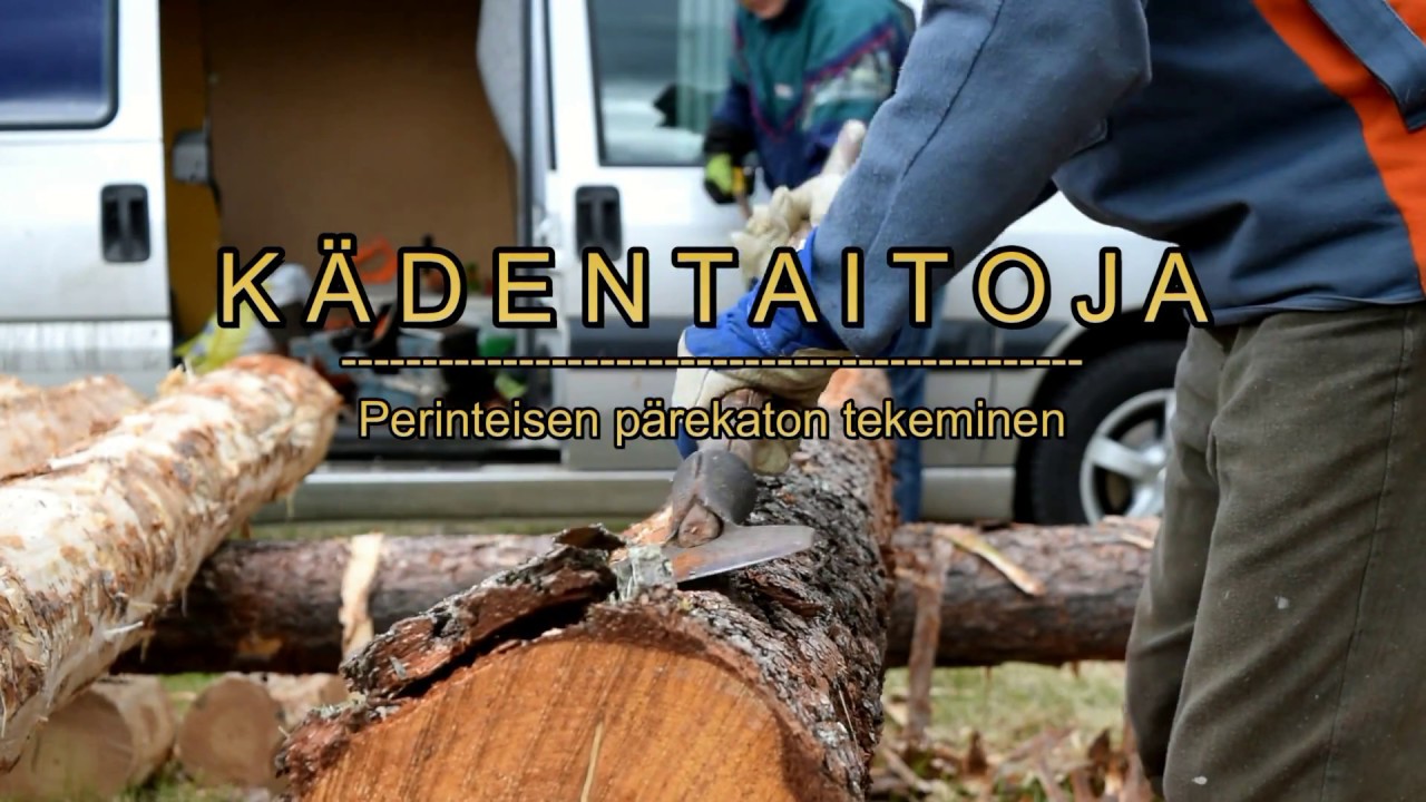 Perinteisen pärekaton tekeminen