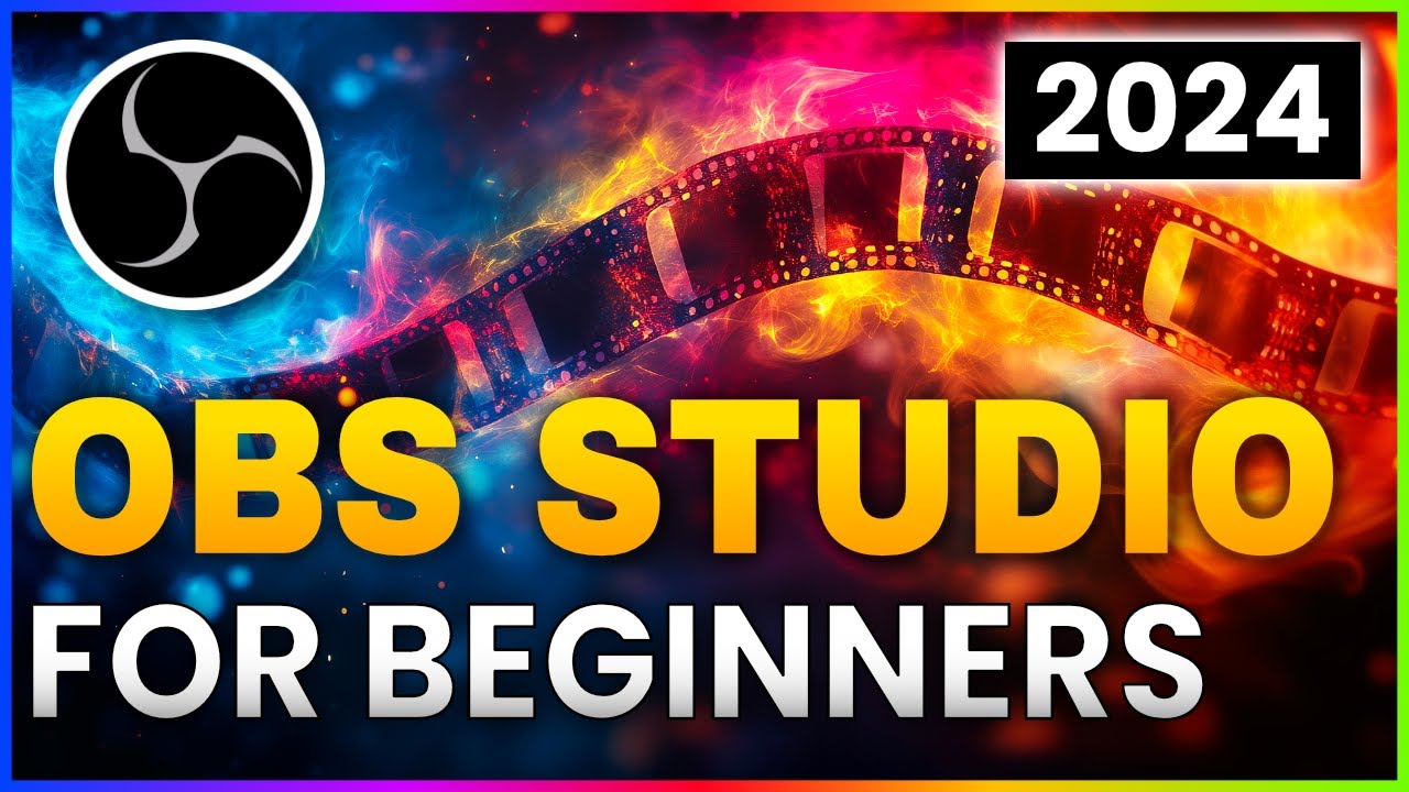 OBS Studio : Beginner Tutorial for Recording & Streaming [2024]
