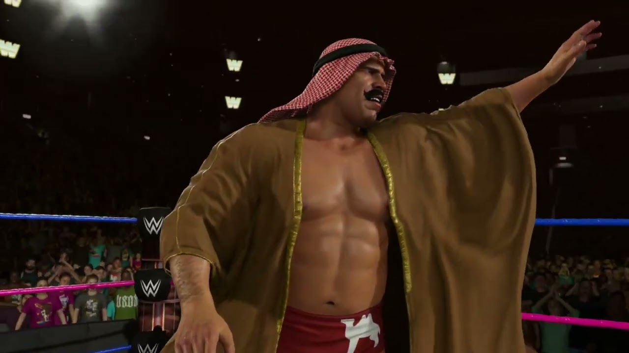 Wwe Jake the snake Roberts vs the iron sheik 