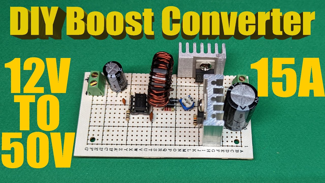 DIY Boost Converter | How To Make Boost Converter Circuit Using IC555