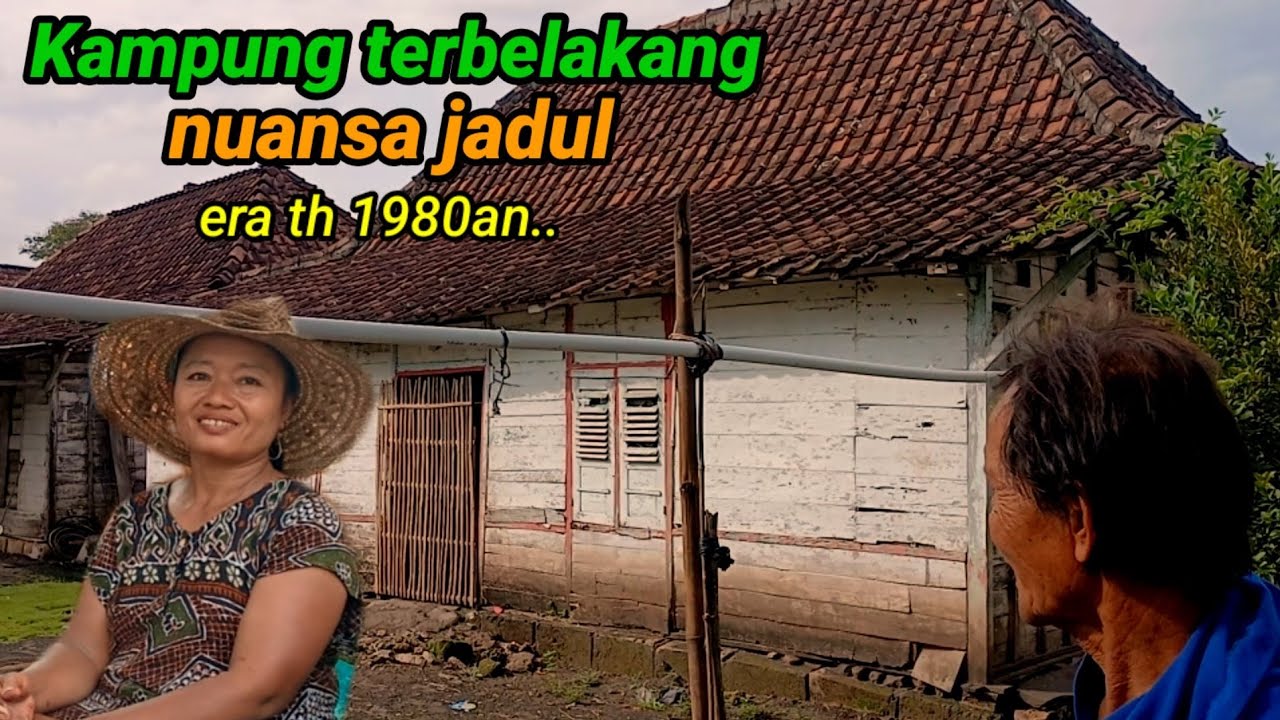 Masa mundur kembali Nuansa suasana era 80an  yang serba natural dan alami di Kampung terkepung Sawah