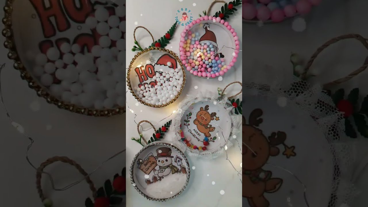 Beautiful Snow Globe Empty Tape Rolls #shorts #youtubeshorts