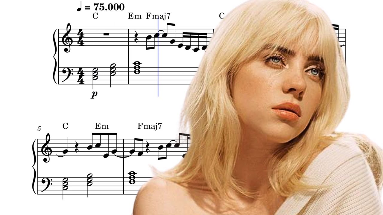 What Was I Made For? - Billie Eilish (Barbie Movie) | EASY Piano Sheet Music (Tutorial)