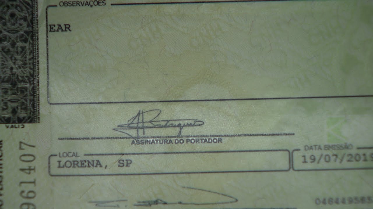 Saiba as mudan&ccedil;as na CNH para quem exerce atividade remunerada
