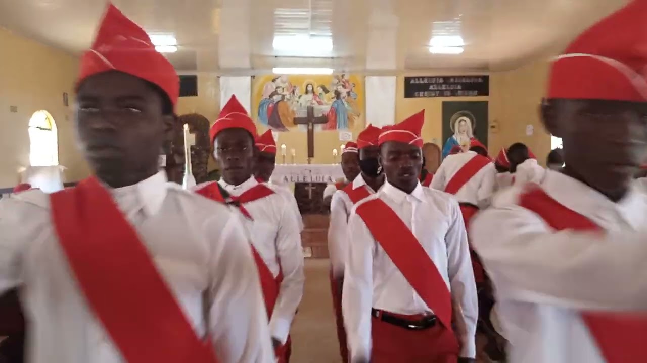 Bwanamkubwa Deanery Xaverian Movement Retreat 2022 - In Church prepared for Mass