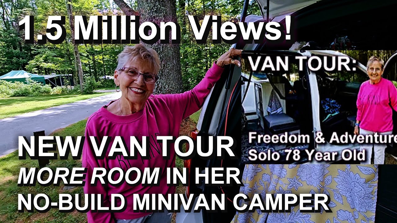 79 Year Old Solo Vanlife for Freedom & Adventure.  New arrangement for more room!