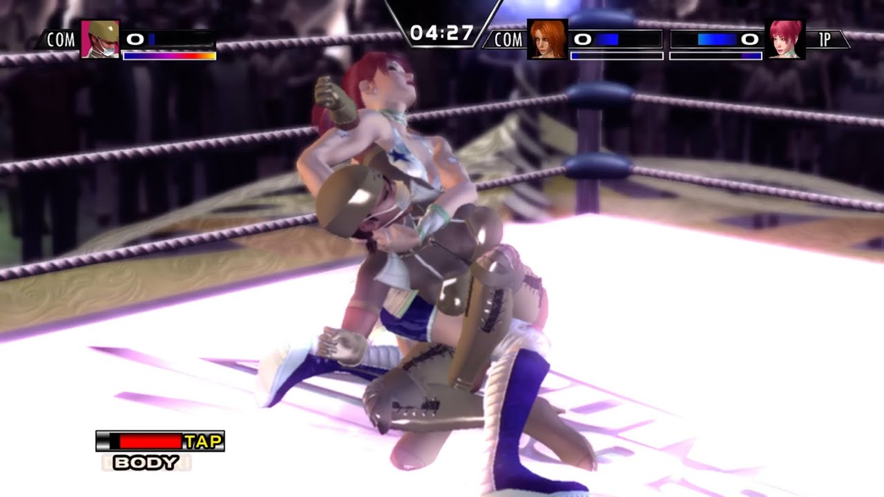 Rumble Roses XX:Daisy and Jay vs Dr.Anesthesia