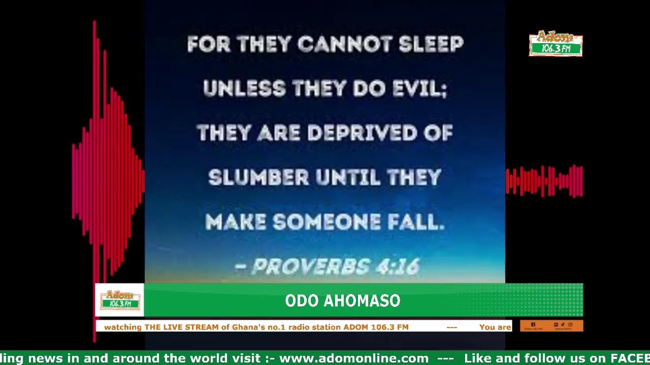 ODO AHOMASO | Saturday, 21st February, 2026