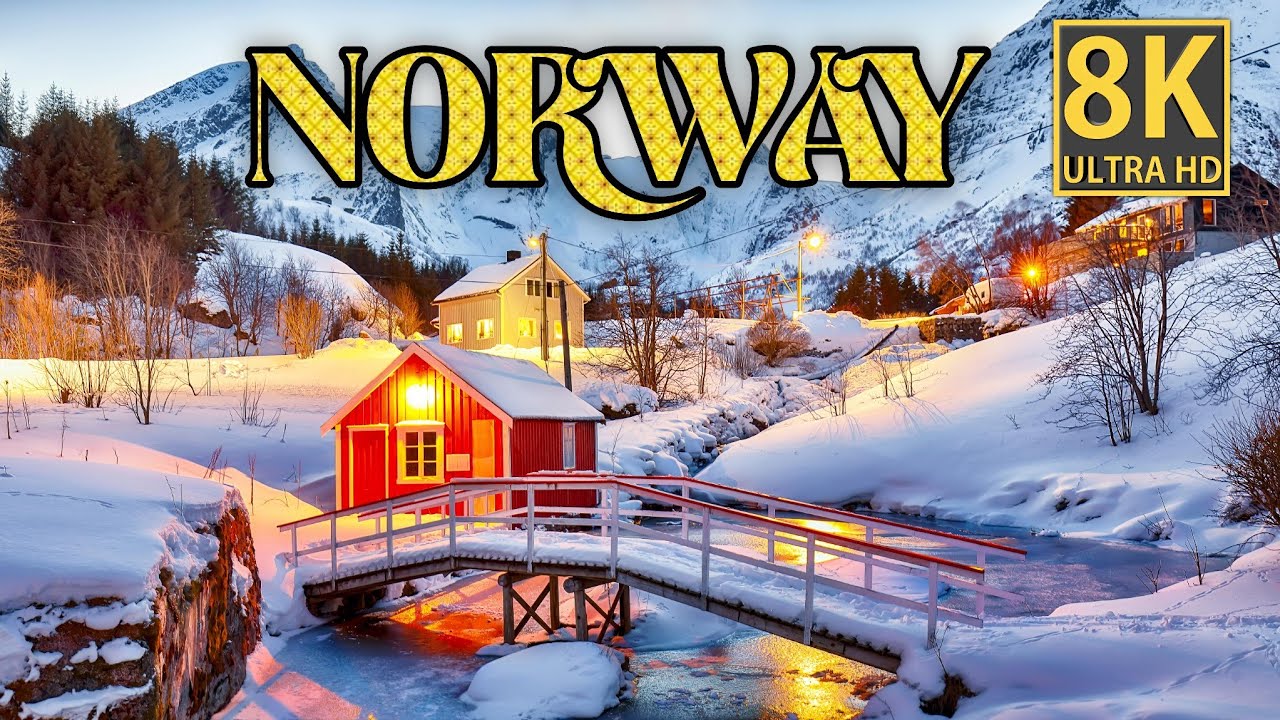 Norway 8K - Scenic Relaxation Film with Calming Music