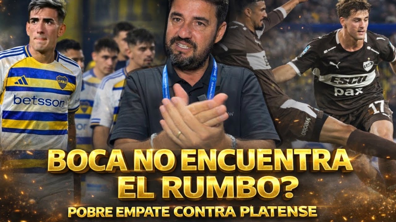 SILBIDOS EN LA BOMBONERA. BOCA VOLVIÓ A JUGAR MAL Y LOGRÓ UN POBRE EMPATE CON PLATENSE. 