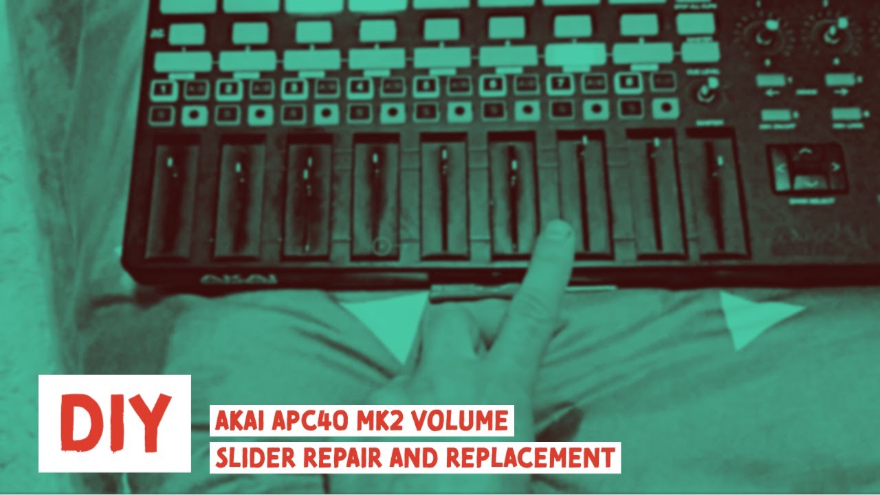 How to Repair AKAI APC40 MK2 MKII Replace Sliders