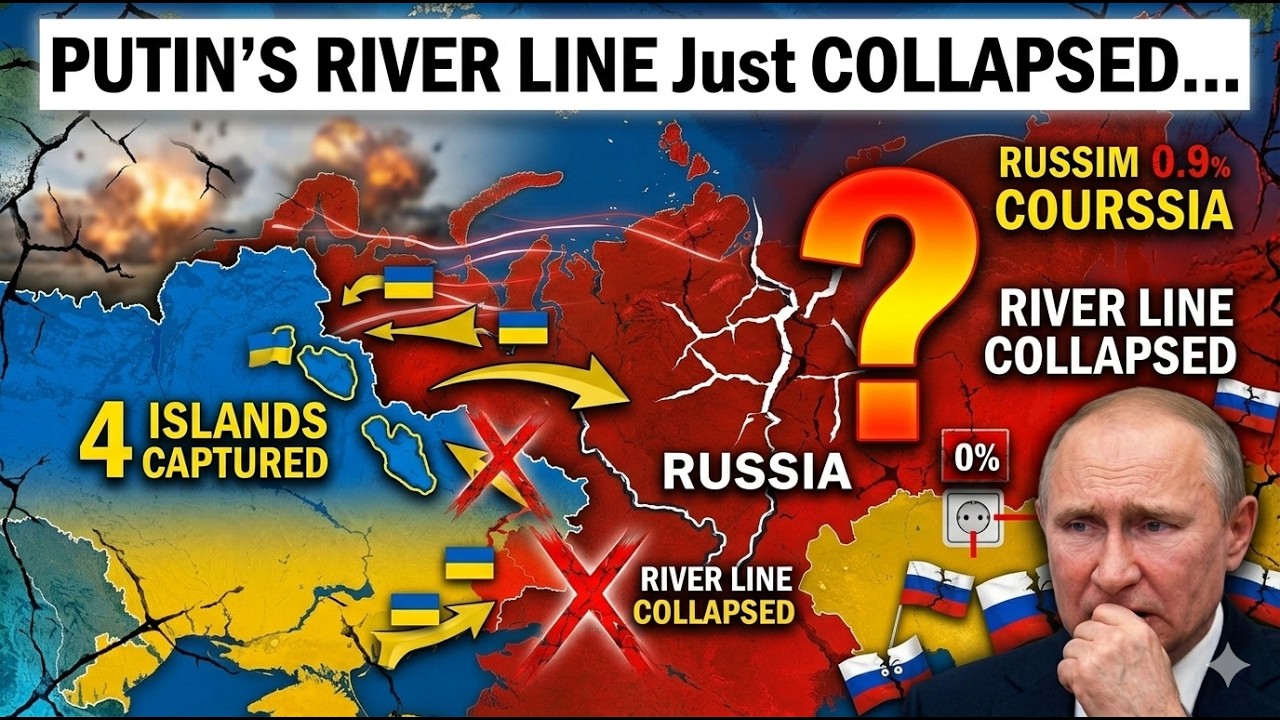Putin's River Line Just COLLAPSED... Ukraine CAPTURED 4 Islands