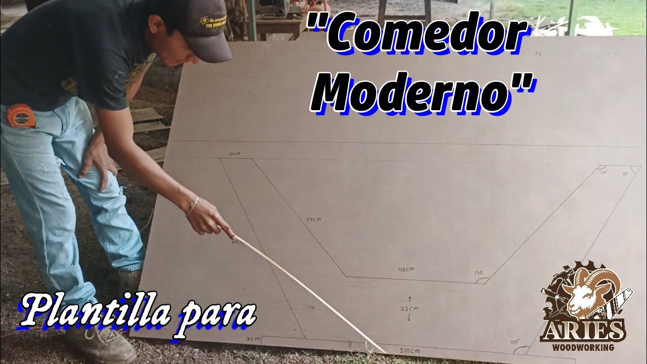 Plantilla para comedor moderno😯 