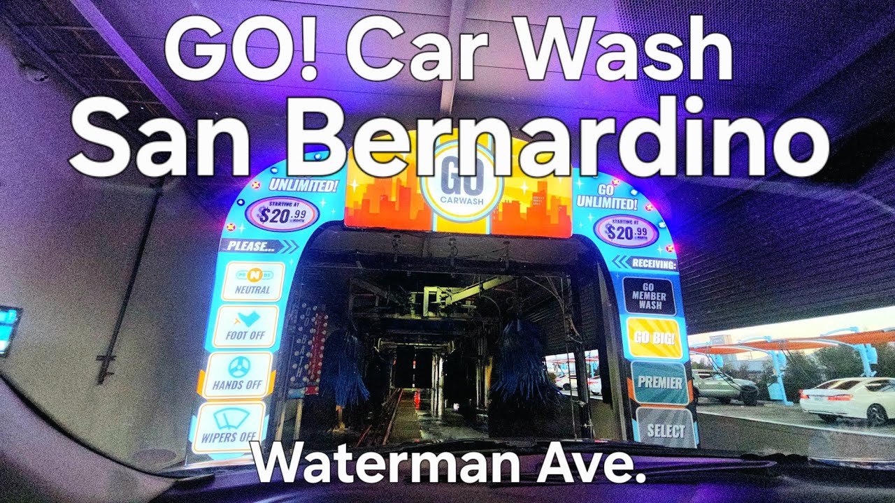 GO! Car Wash - San Bernardino (Waterman Ave.)