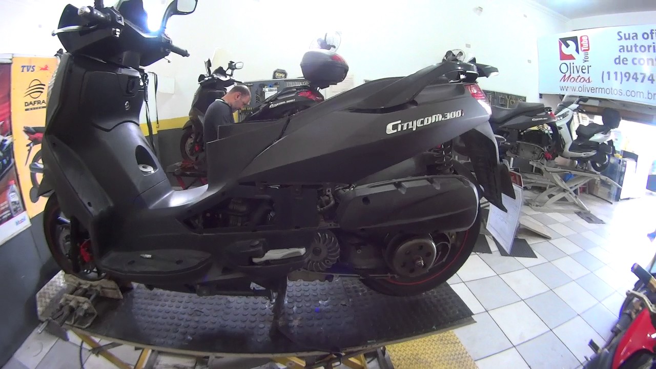 Dafra Citycom 300i deu ruim ! correia quebrou na Rodovia confira oliver motos