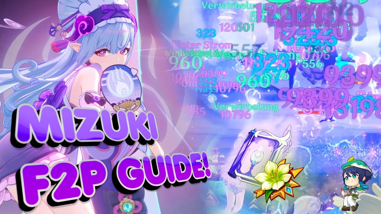 Mizuki wirbelt nicht nur Staub auf! F2P Mizuki Guide | Genshin Impact Deutsch