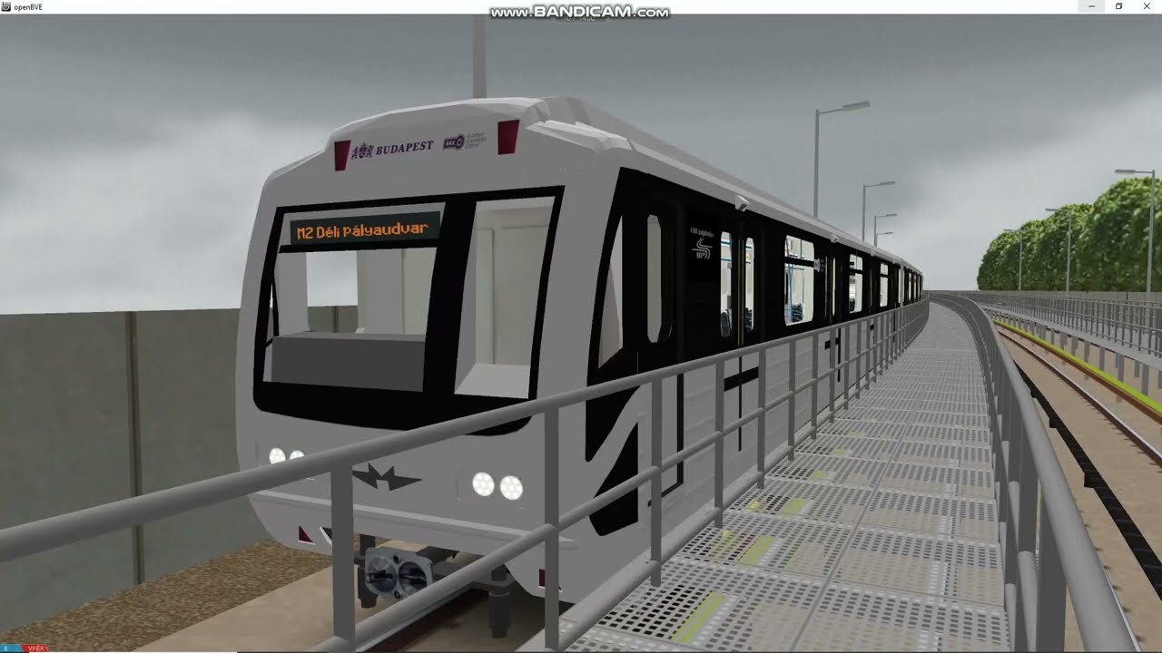 OpenBVE / Fel&uacute;j&iacute;tott M3 Metr&oacute; szakasz K&ouml;banya Kispest-Kalvin t&eacute;r / 81-714.2K Panda Metroszerelveny