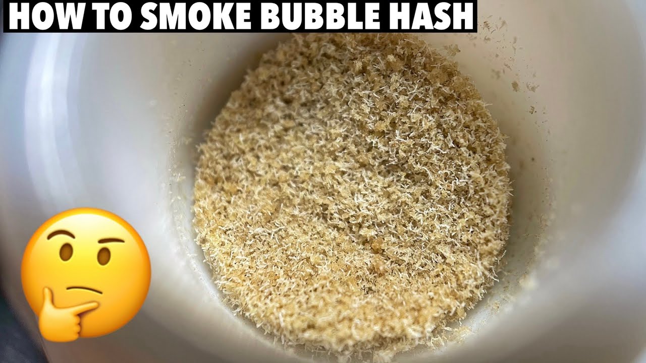 &iquest;Cu&aacute;l es la mejor manera de fumar BUBBLE HASH?