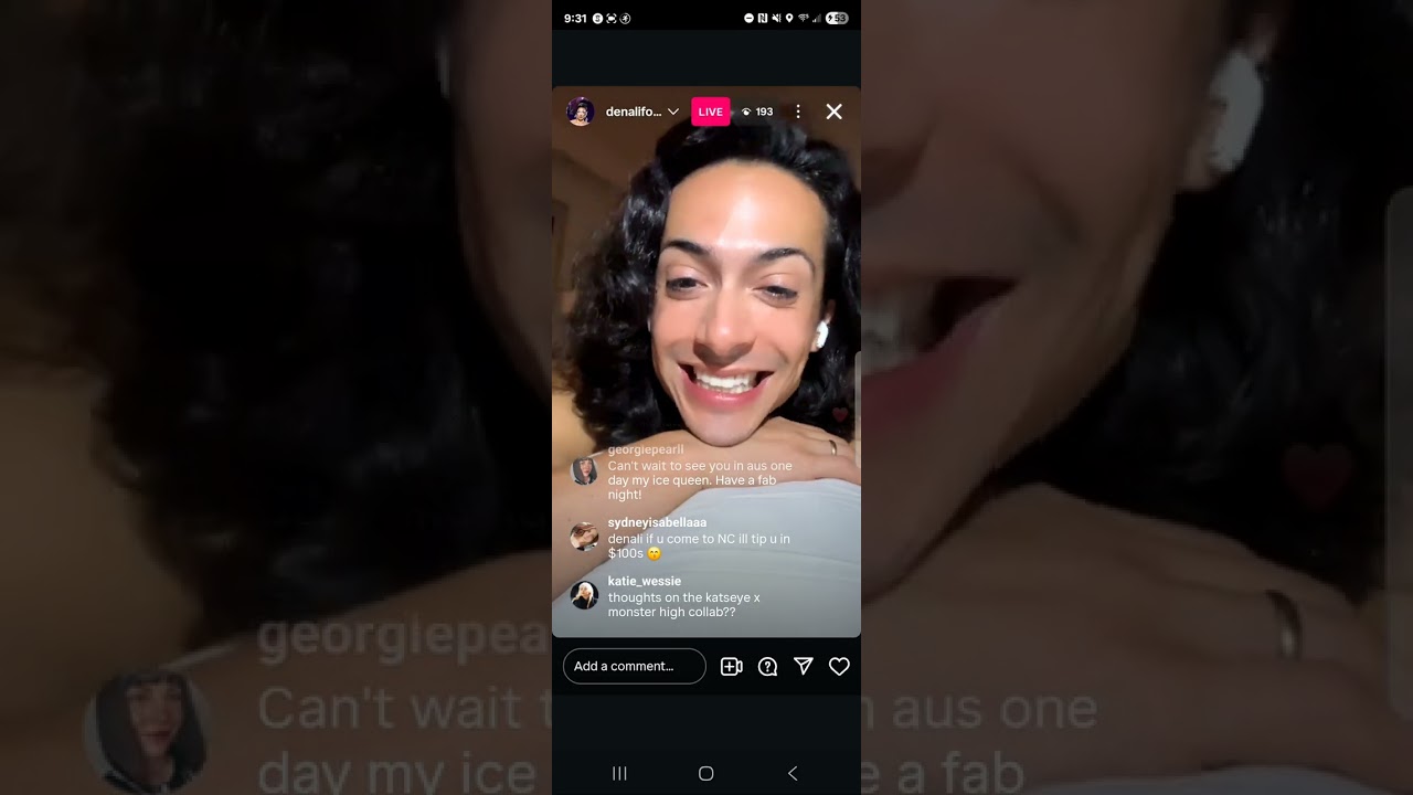 denali - rpdr s13 🇺🇸 - instagram live - friday, 18 july 2025