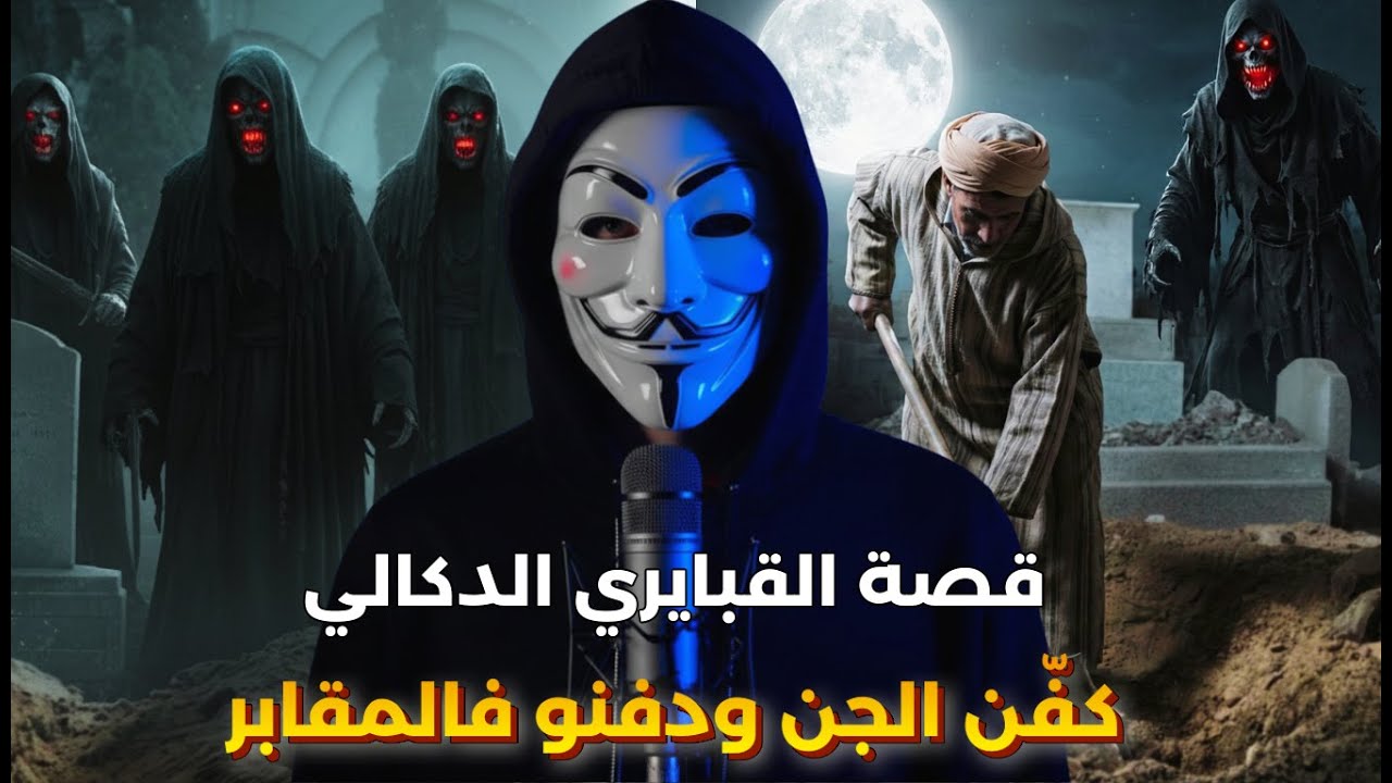 قصة حفار القبور الدكالي لي كفّن الجن و دفنو فالمقابر و حضر لكنازتو | قصة حقيقية مرعبة