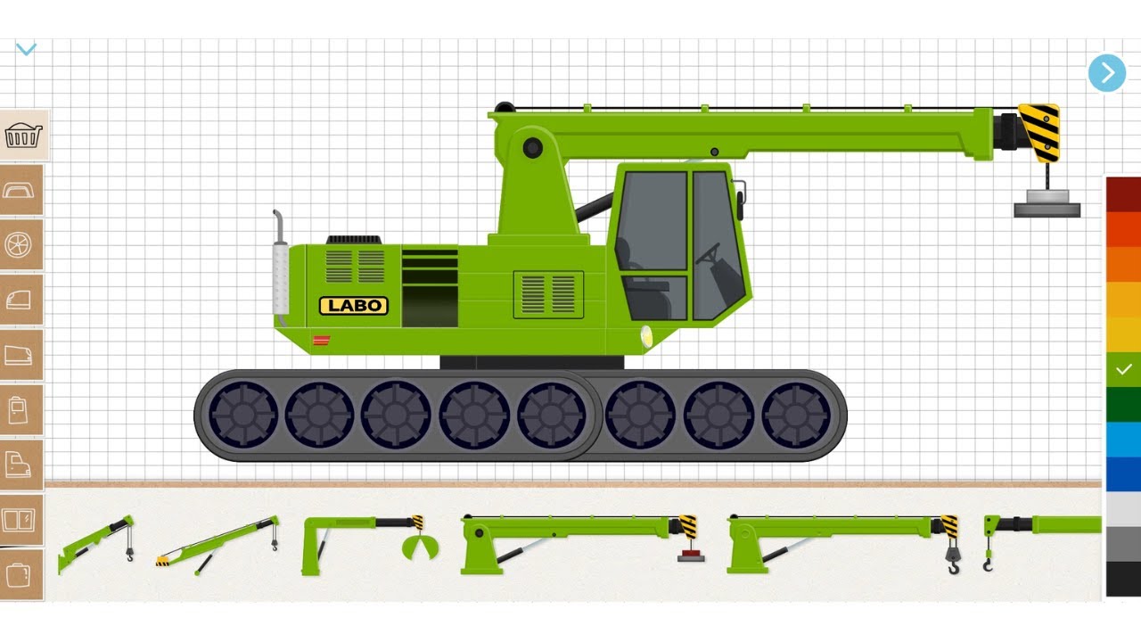 Labo Construction Truck | Magnetic Heavy Load Crane