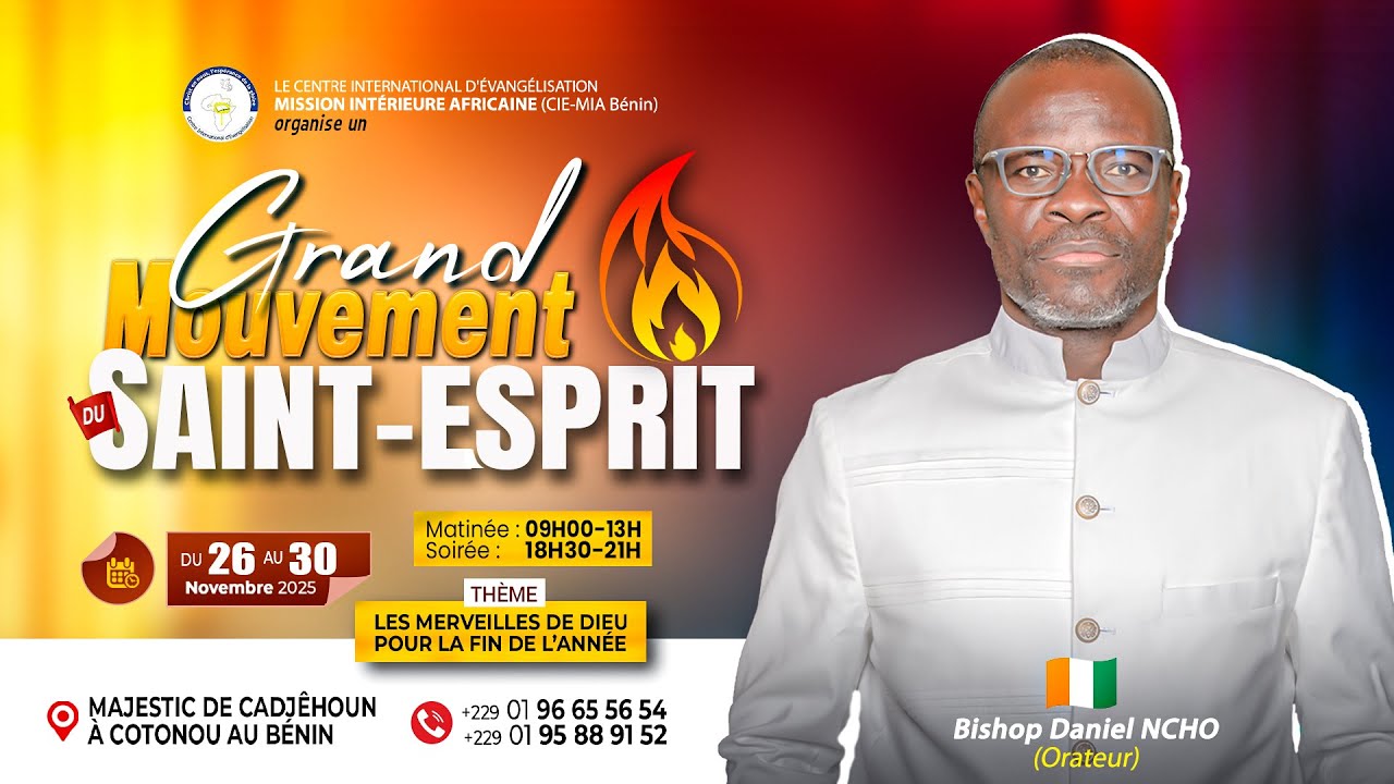 GRAND MOUVEMENT DU SAINT ESPRIT l Jour 4 (Matin) l Bishop Daniel N'CHO l 29 Novembre 2025