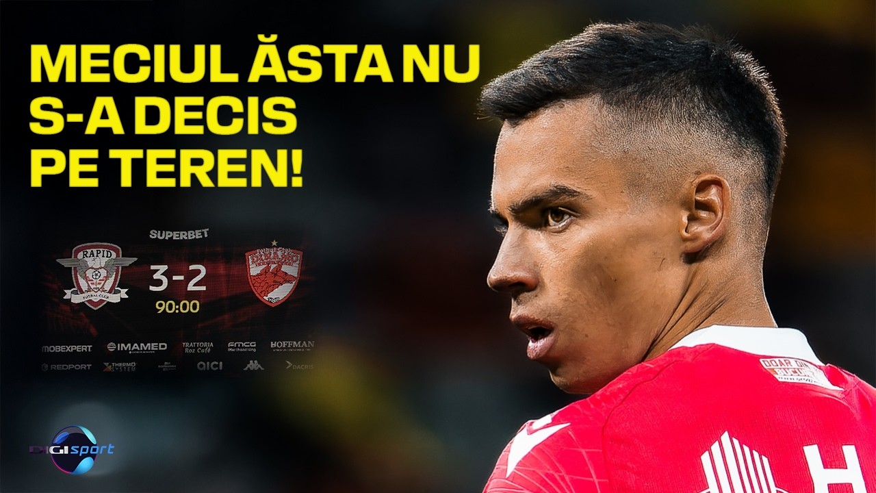 Cătălin Cîrjan, ”iureș”, după Rapid - Dinamo: ”Meciul ăsta nu s-a decis pe teren. În altă parte”