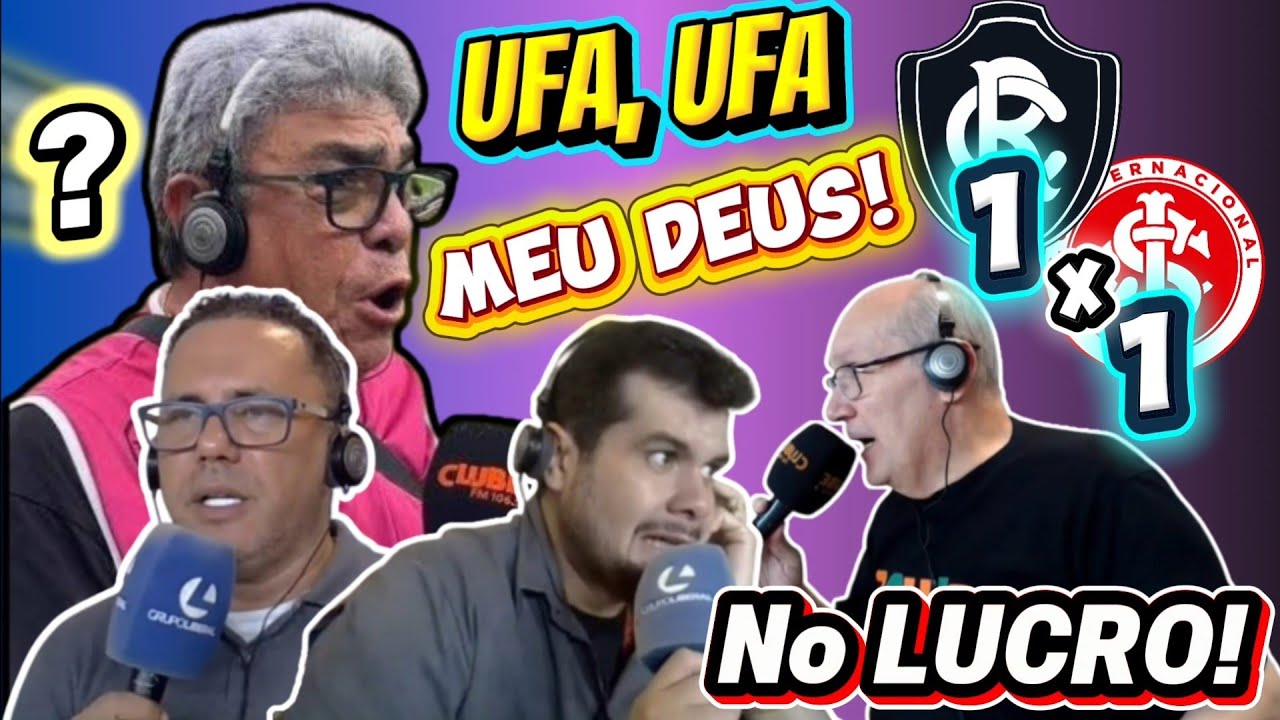 Era pra SER 3 x 0 Inter no MÍNIMO! Reagindo a Remo 1 x 1 Internacional 'Leão SAIU no LUCRO