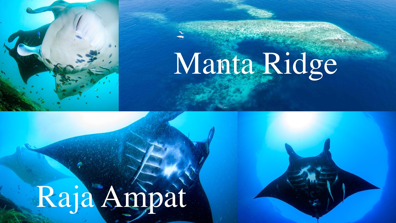 Manta Ridge/Raja Ampat/マンタリッジ/ラジャアンパット/4K