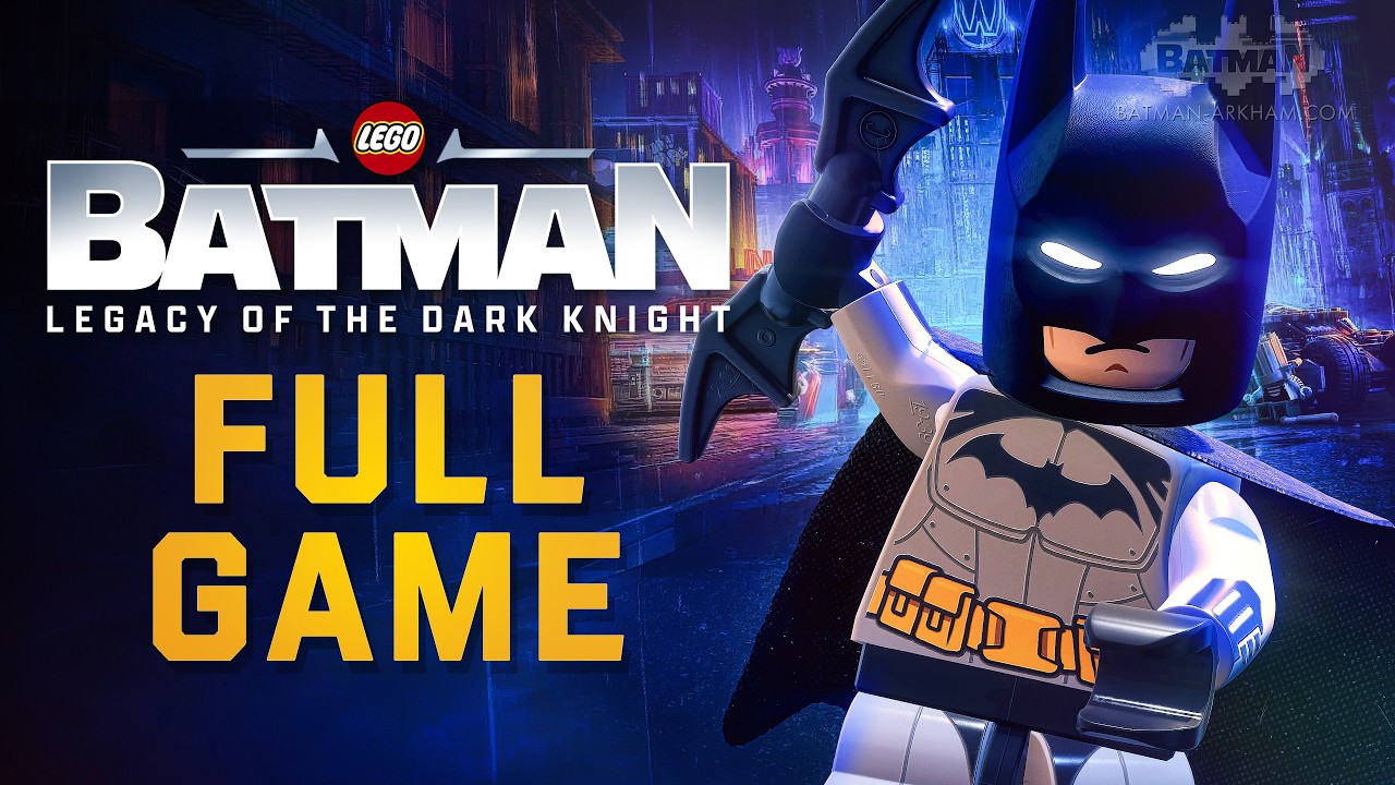LEGO Batman: Legacy of the Dark Knight - Full Game Walkthrough [Dark Knight Difficulty] (4K 60fps)