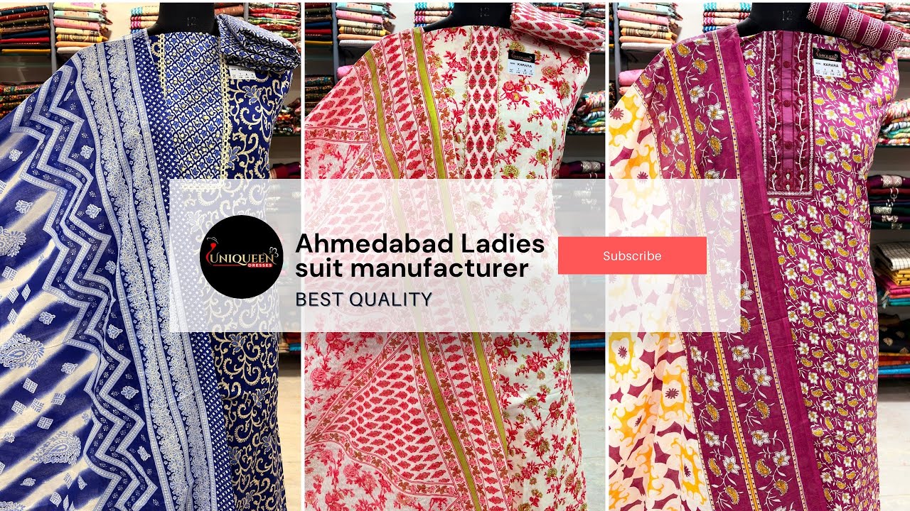 Ahmedabad Pure Cotton Suit | Buy now on Factory rates | Wholesale only