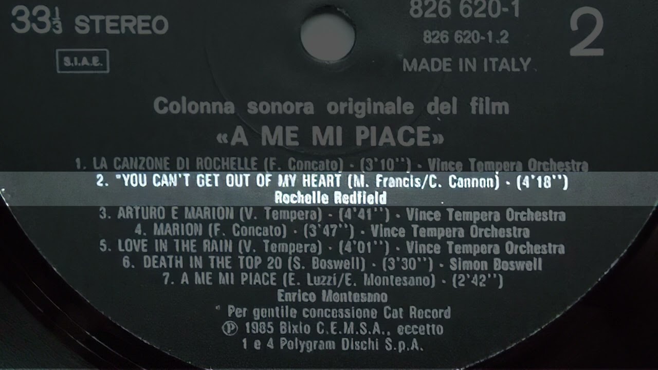 Rochelle Redfield - You Can't Get Out Of My Heart (1985) O.S.T.